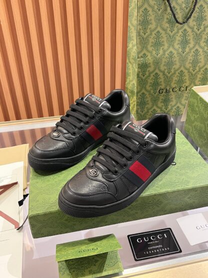 Gucci retro distressed elements, washed retro logo casual shoes on the tongue - Image 7