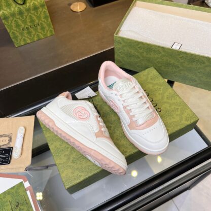 Gucci Early Spring Latest Hot 80 Couples Casual Retro Distressed White Shoes - Image 7