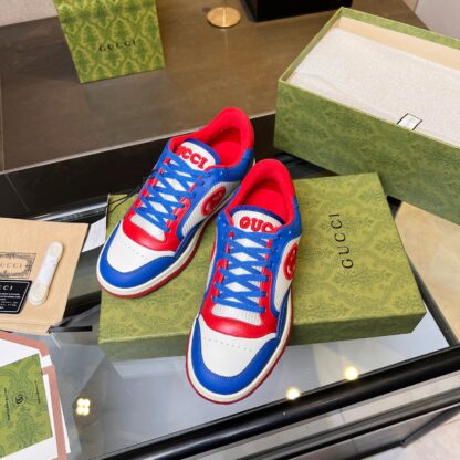 Gucci Early Spring Latest Hot 80 Couples Casual Retro Distressed White Shoes - Image 5