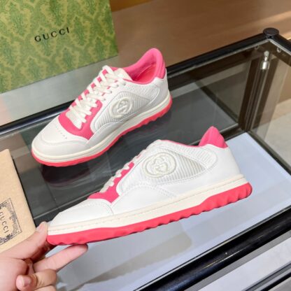 Gucci Early Spring Latest Hot 80 Couples Casual Retro Distressed White Shoes - Image 7