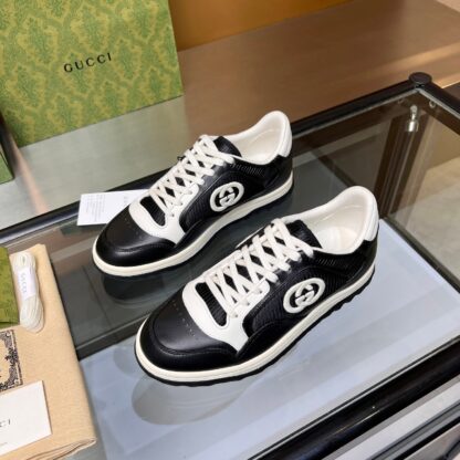Gucci Early Spring Latest Hot 80 Couples Casual Retro Distressed White Shoes - Image 7