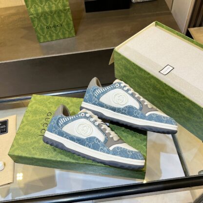 Gucci Early Spring Latest Hot 80 Couples Casual Retro Distressed White Shoes - Image 5