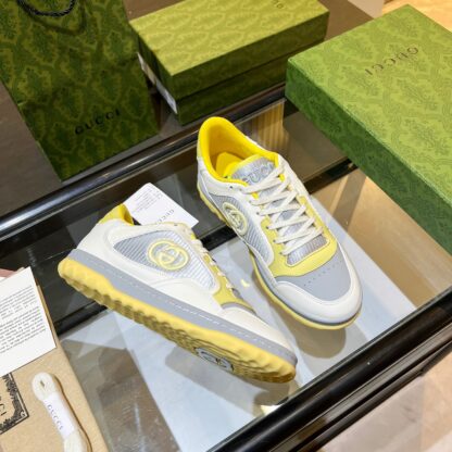 Gucci Early Spring Latest Hot 80 Couples Casual Retro Distressed White Shoes - Image 7