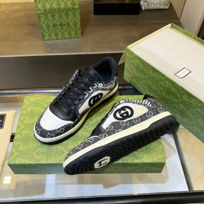 Gucci Early Spring Latest Hot 80 Couples Casual Retro Distressed White Shoes - Image 6