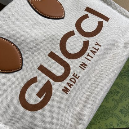 Gucci brown canvas bag - Image 6