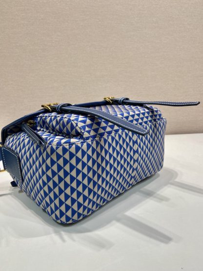 Prada triangle print messenger bag - Image 6