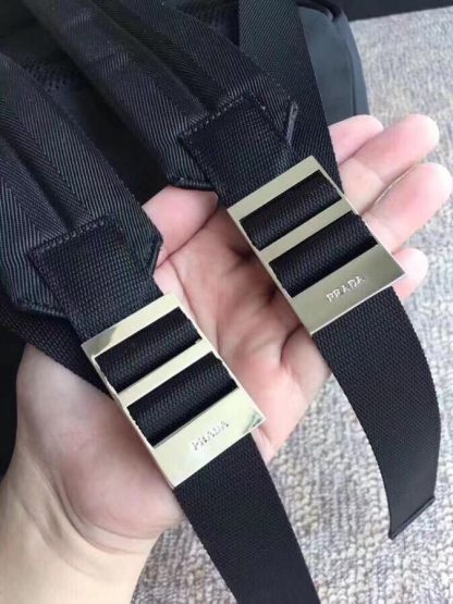 Prada black stylish casual backpack - Image 6