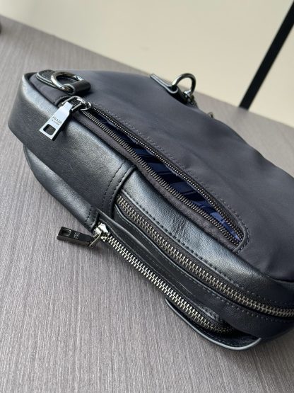 Prada Fashion Full Leather Chest Bag - Image 6