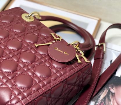 Dior Lady Classic Five-Grid Lambskin Lady Bag - Image 6