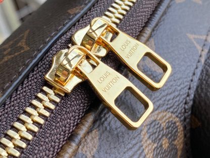 Louis Vuitton monogram double pocket fabric shoulder strap camera bag messenger bag - Image 6