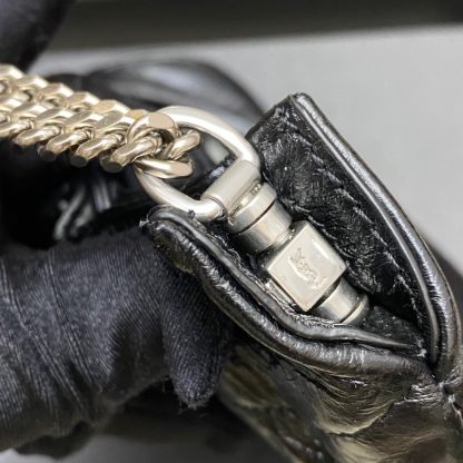 Ysl Mini leather shoulder bag cloud-shaped underarm bag chain bag - Image 6