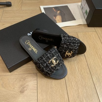 Chanel Early Autumn New High Fashion Sweet Flip Flops - Image 6