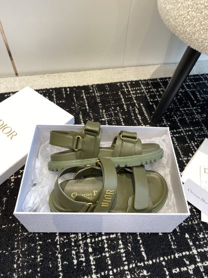 Dior popular Velcro one-strap studded flat sandals - Image 6