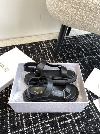 Dior black Velcro slide sandals - Image 6