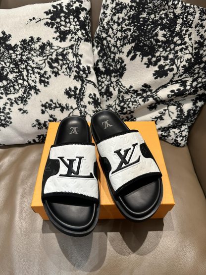Louis Vuitton cowhide flip flops - Image 6