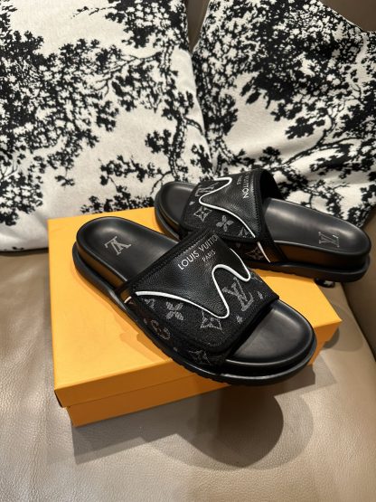 Louis Vuitton new style slippers with Velcro - Image 6