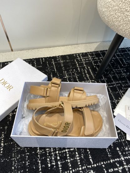 Dior studded flat sandals with a single strap - Image 6