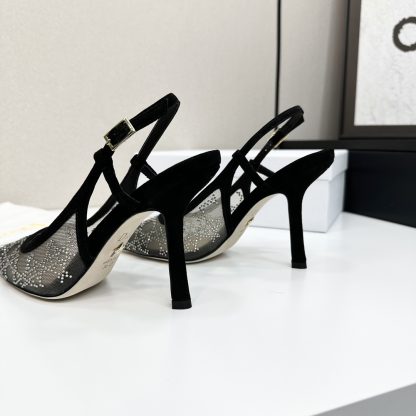 Dior J‘ADIOR woven strap open-back high heels - Image 6