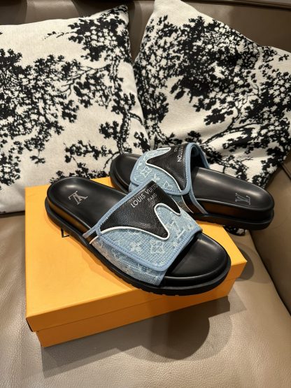 Louis Vuitton new style slippers with Velcro - Image 6