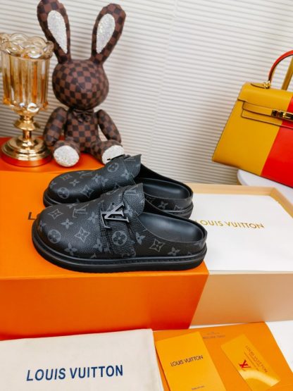 Louis Vuitton monogram bread slippers - Image 6