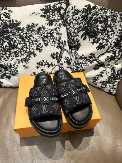 Louis Vuitton Velcro Slippers - Image 6
