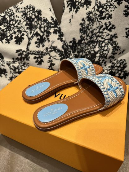 Louis Vuitton New Classic Slippers with Embroidery - Image 6