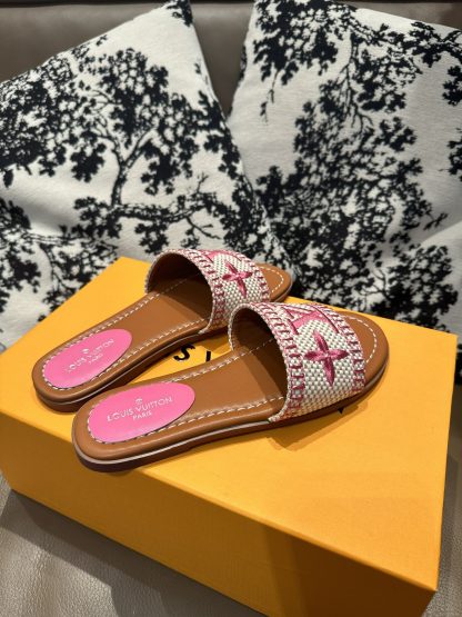 Louis Vuitton New Classic Slippers with Embroidery - Image 6