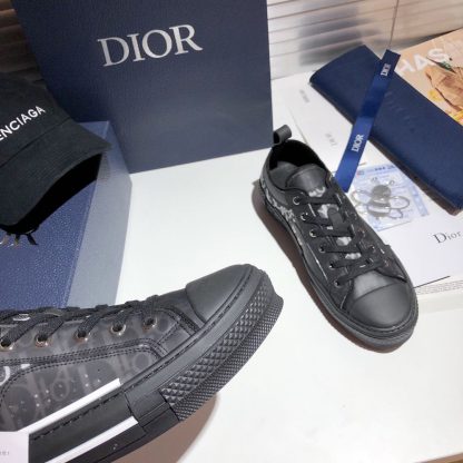 Dior black collaboration casual shoes - Image 7