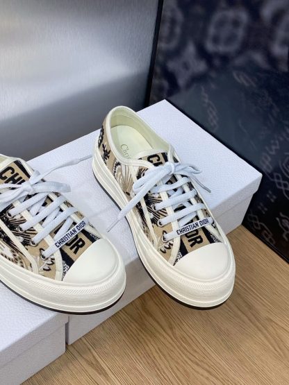 Dior Thick-soled Canvas Shoes - Image 7
