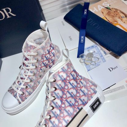 Dior color-blocked high-top sneakers - Image 7