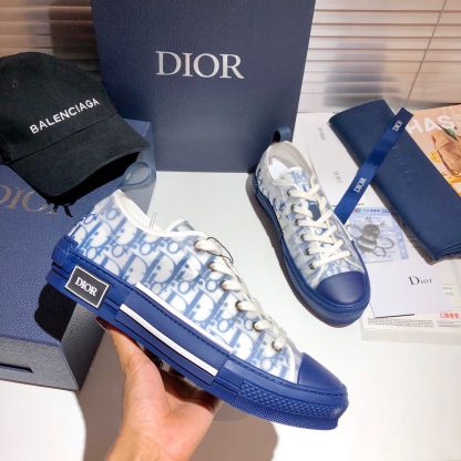 Dior Fashion Print Low-Top Sneakers - Image 7