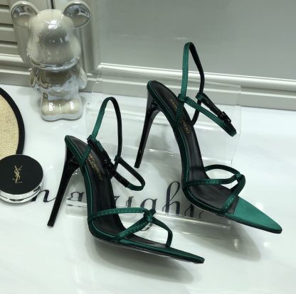Ysl satin strap exquisite high heels - Image 7