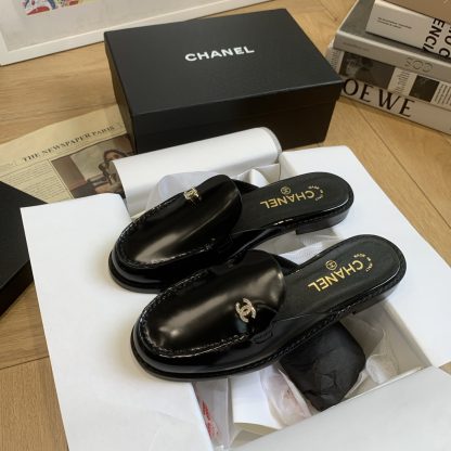 Chanel Early Spring Black Classic Perfect Match Flash Brick Daily Sandals - Image 7