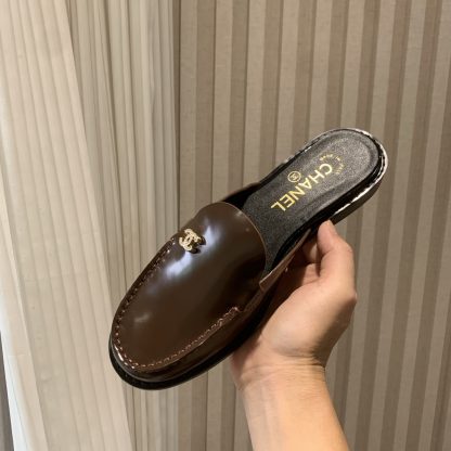 Chanel Early Spring Brown Classic Perfect Match Flash Brick Daily Sandals - Image 7