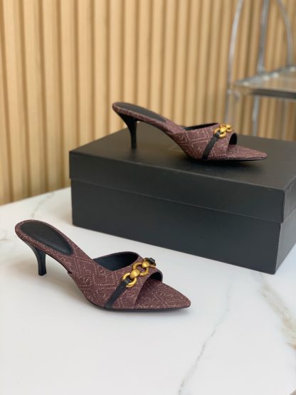 Ysl elegant high-heeled sandals - Image 7