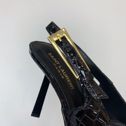 Ysl runway style open-back high heels - Image 7