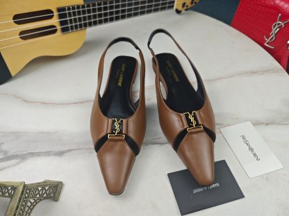 Ysl fashion flat heel ysl sandals - Image 6