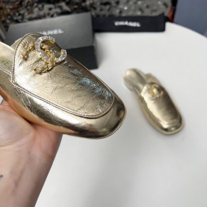 Chanel's golden early spring dancing shoes series new retro feeling half-slippers - Image 7