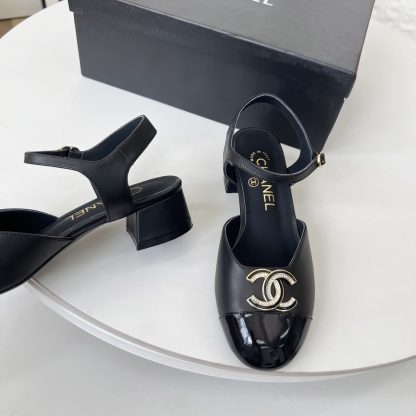 Chanel Spring-Summer Dance Shoes Collection New Black Sandals - Image 7