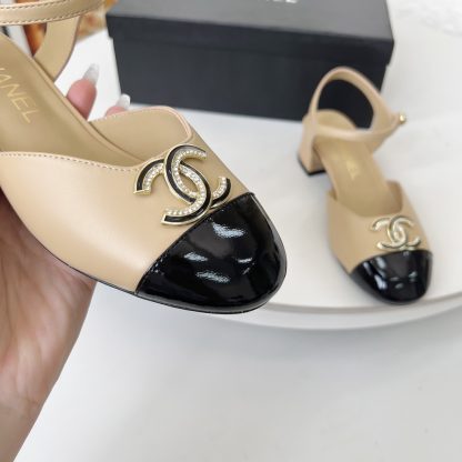 Chanel Spring-Summer Dance Shoes Collection New Apricot Sandals - Image 7