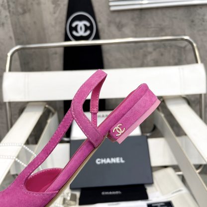 Chanel Fashion Classic Mixed Lambskin Pink Flat Sandals - Image 7