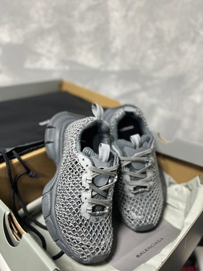 Balenciaga stylish mesh diamond sneakers - Image 7
