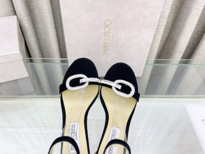 Jimmy Choo classic elegant diamond buckle fashion high heels - Image 7