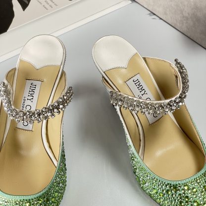 Jimmy Choo Elegant Diamond High Heels - Image 7