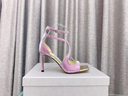Jimmy Choo Fashion Square Toe High Heels - Image 7