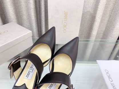 Jimmy Choo stylish C-shaped buckle high-heeled sandals - Image 7