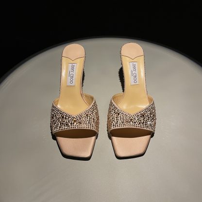 Jimmy Choo gradient high heels with rhinestones - Image 7