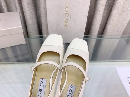 Jimmy Choo New Mary Jane Block Heel Pumps - Image 7
