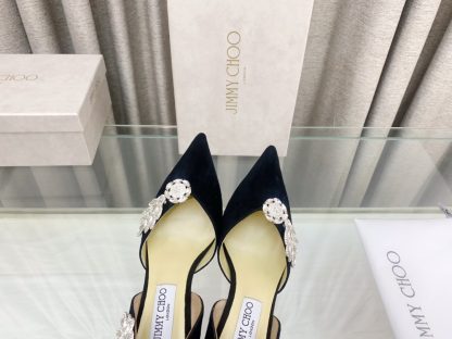 Jimmy Choo new style leaf diamond hollow high-heeled shoes - Image 7