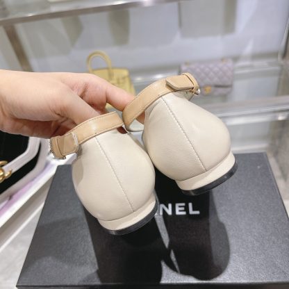 Chanel Comfortable Classic Black and White Mary Jane Shoes - Image 7